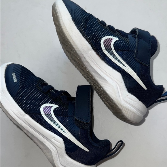 Nike Other - Nike Navy and White Sneakers Toddler size 5C